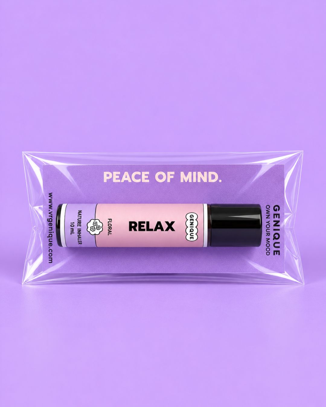 Genique : พิมเสนน้ำ Borneol Mixture Inhalant  กลิ่น RELAX — Floral