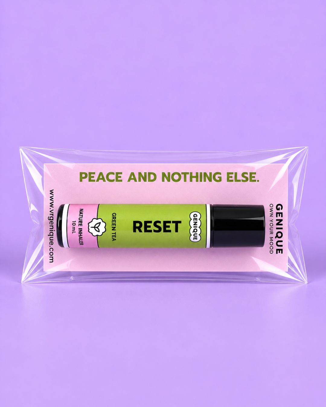Genique : พิมเสนน้ำ Borneol Mixture Inhalant  กลิ่น RESET — Green Tea