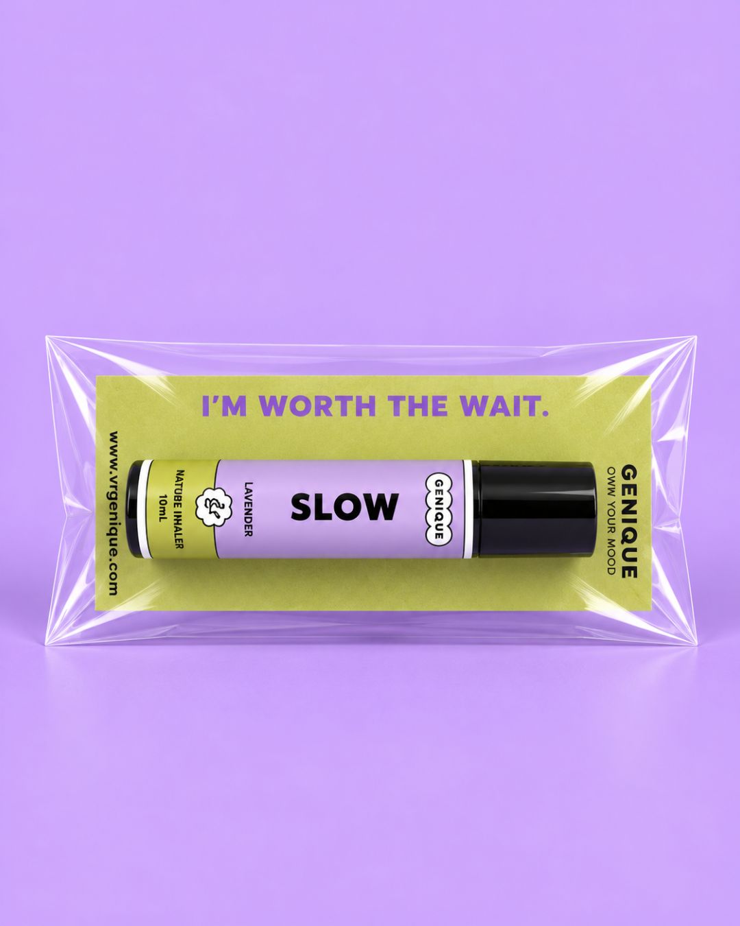Genique : พิมเสนน้ำ Borneol Mixture Inhalant กลิ่น SLOW — Lavender