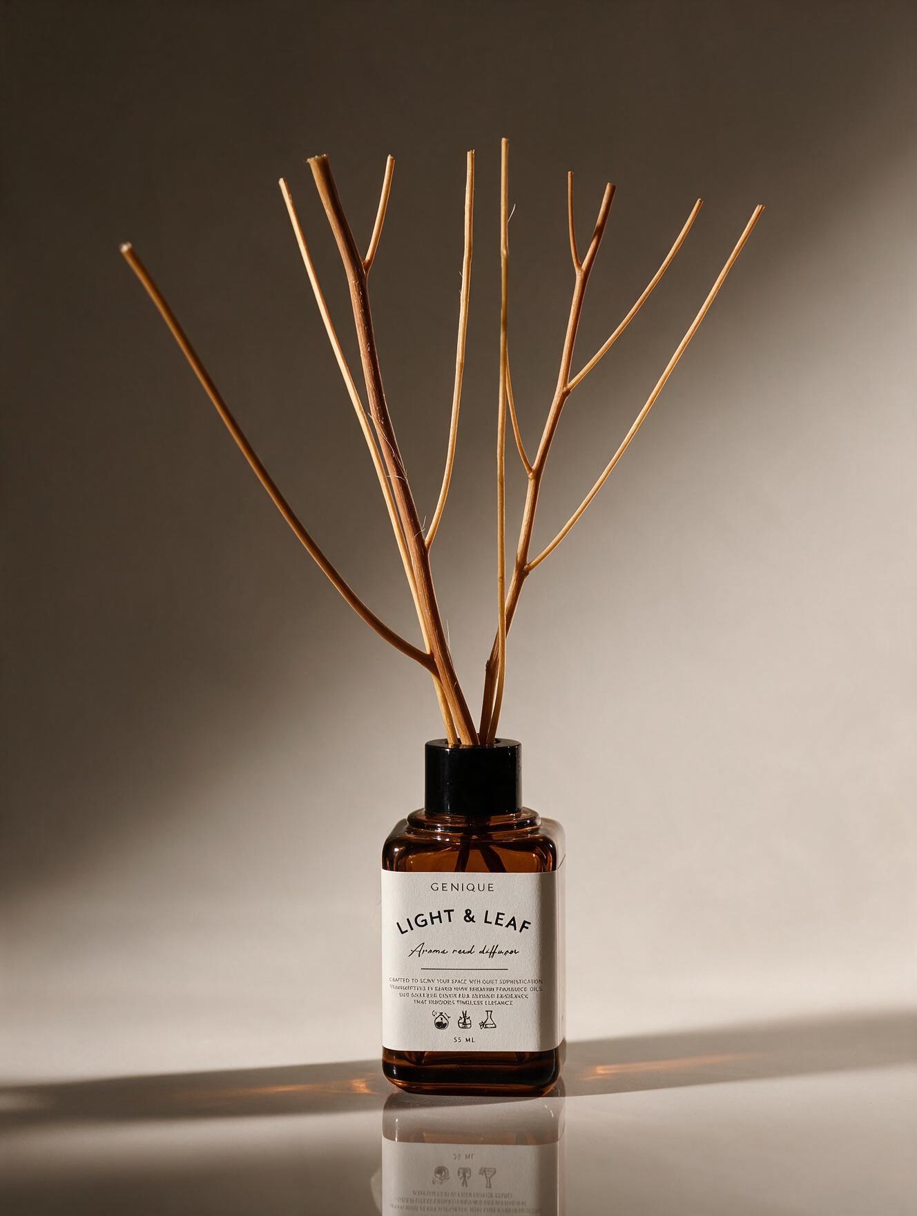 Genique : Aroma Reed Diffuser |  Light & Leaf