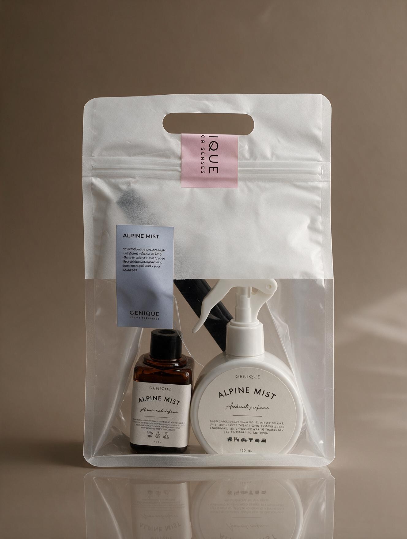 Genique : Duo Set Ambient Perfume and Reed Diffuser | กลิ่น  Alpine Mist
