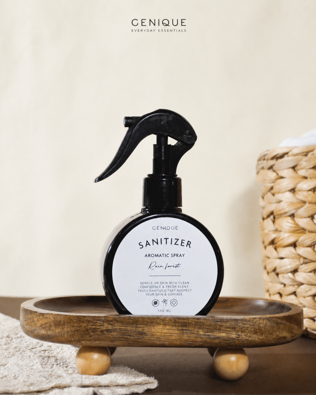 Genique : Sanitizer Spray (สีดำ)