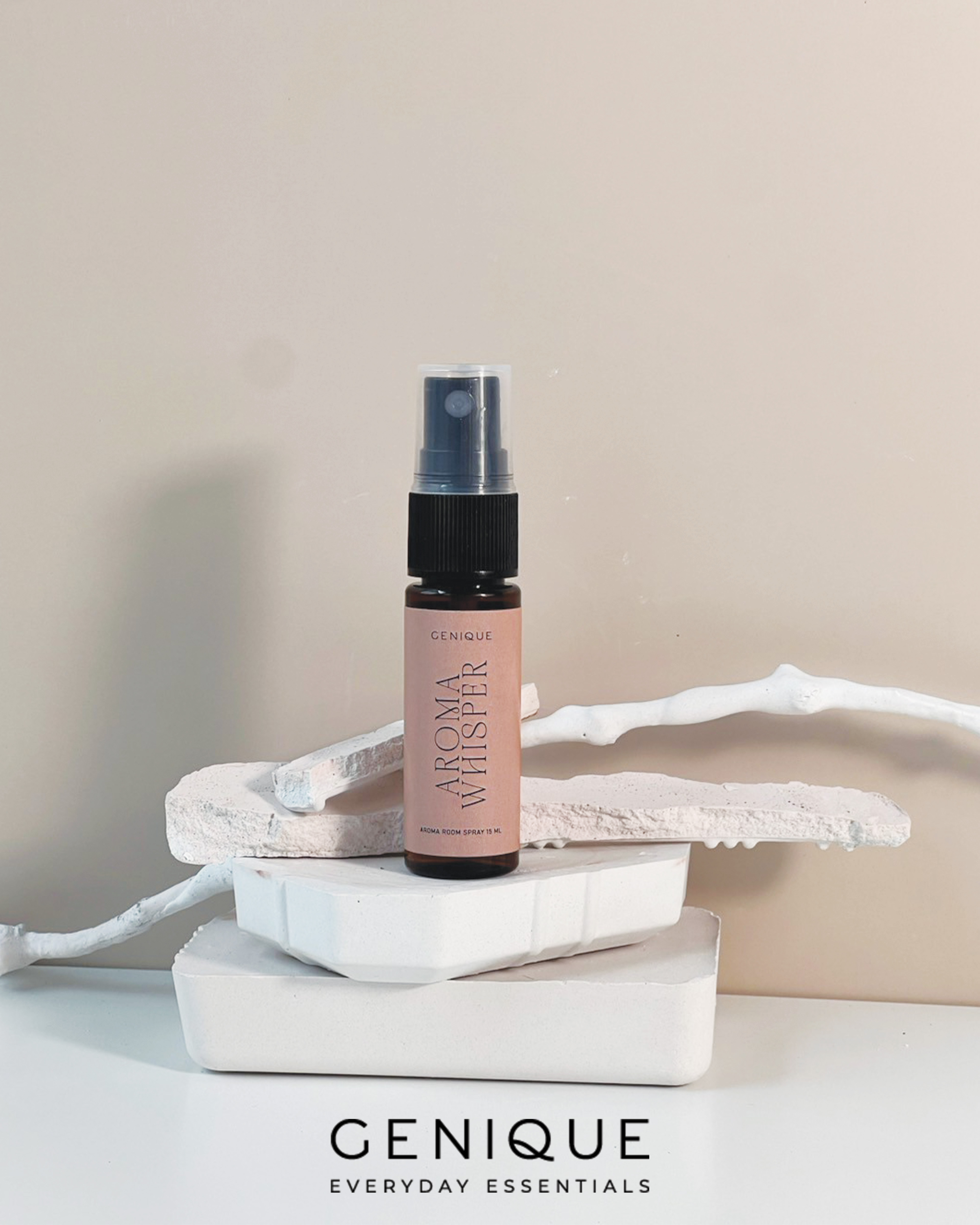 Genique Room Spray สเปรย์ปรับอากาศ  |   Aroma Whipers