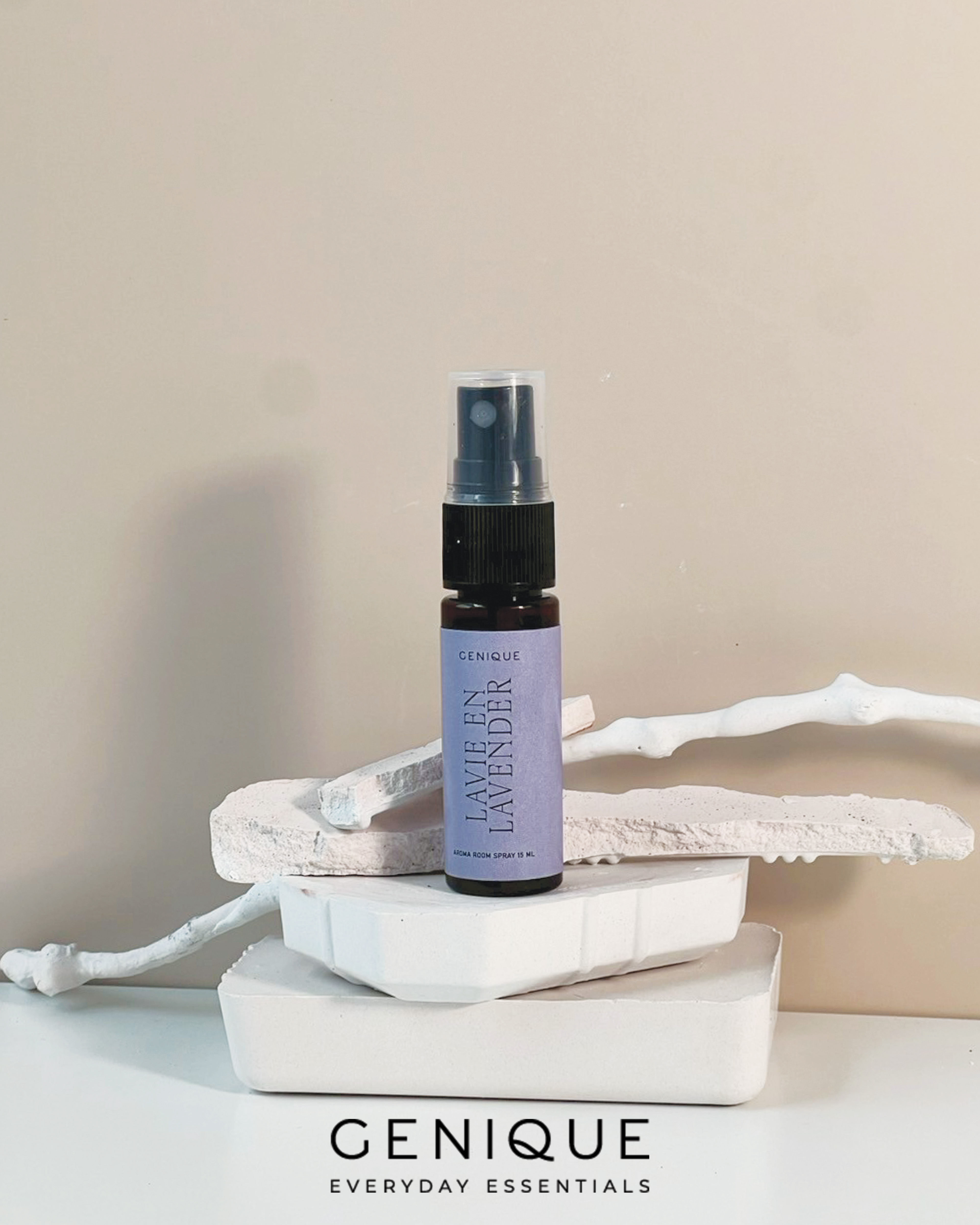 Genique Room Spray สเปรย์ปรับอากาศ  |   Lavie en Lavender