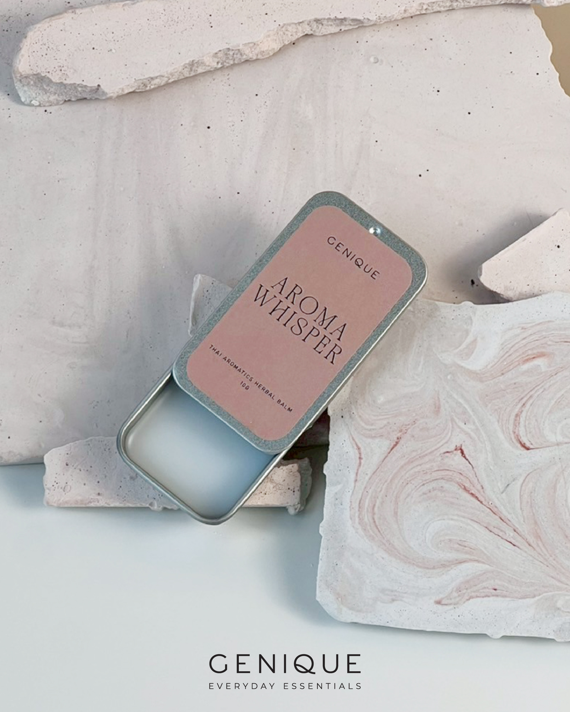 Genique Herbal Balm บาล์มนวดสมุนไพร | Aroma Whisper