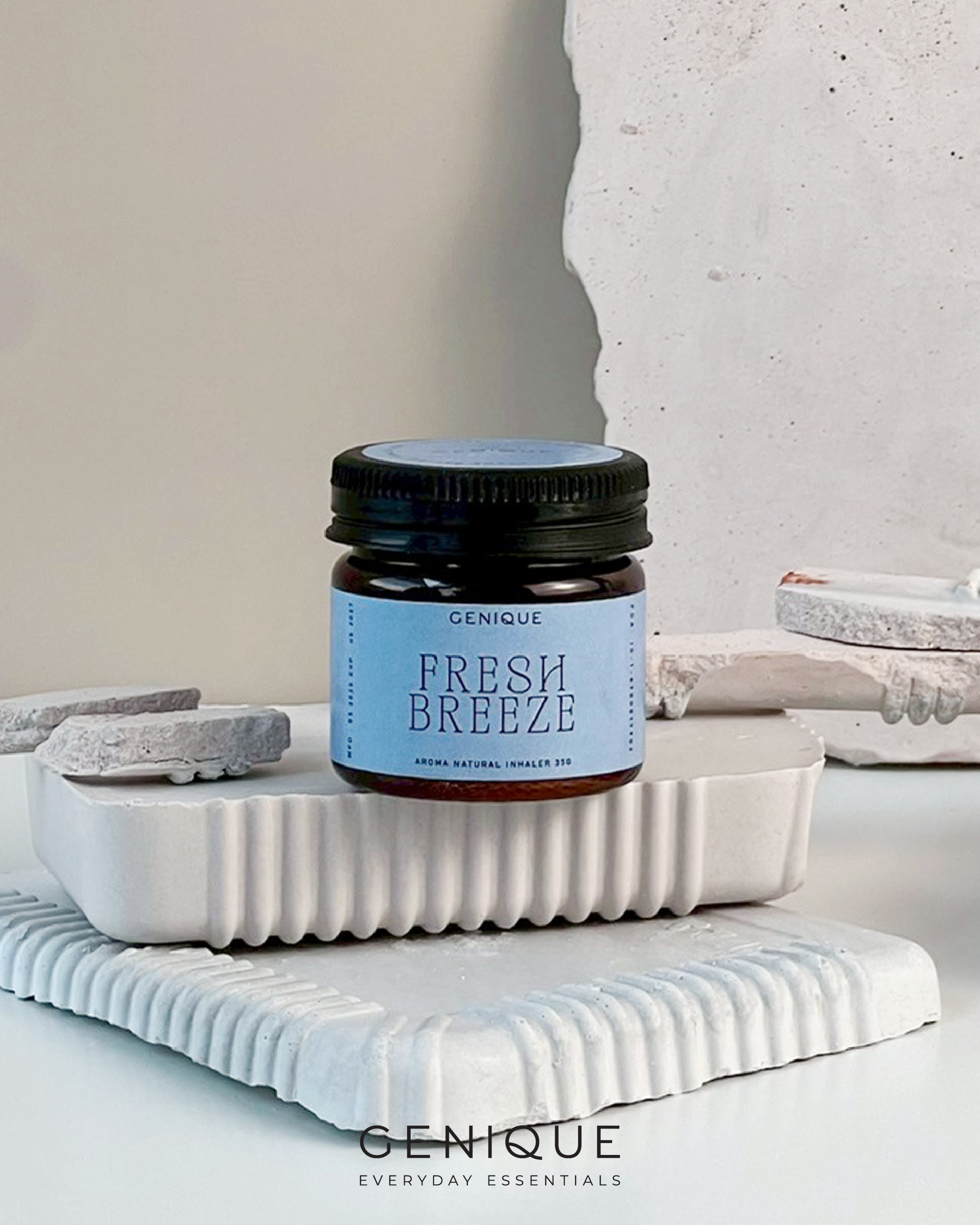 Genique Herbal Inhaler ยาดมสมุนไพร | Fresh Breeze